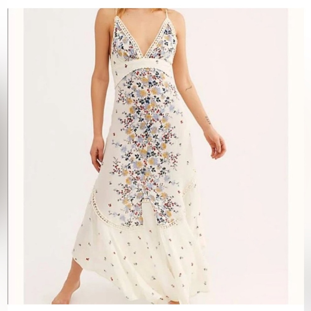 Free people floral midi dress - Picture 3 of 8
